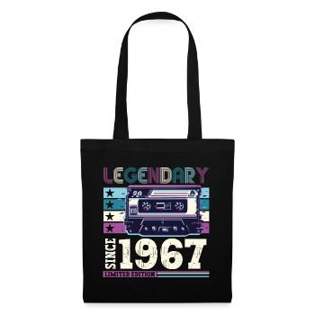 Legendary 1967 55th Birthday Gift Men - Fun - Tote Bag - black - Front