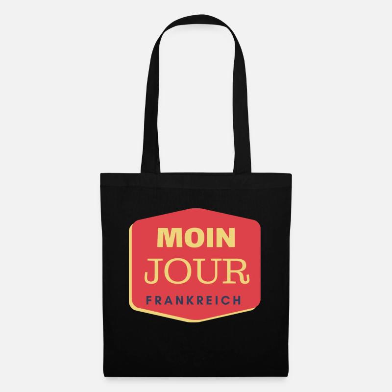 MOIN JOUR FRANKREICH - MoinJour 23 - Stoffbeutel - Schwarz