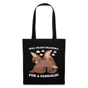 Will Trade Grandma For A Pangolin - Tote Bag - black - Front