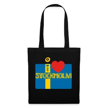 Stockholm - Sac en tissu - noir - Devant