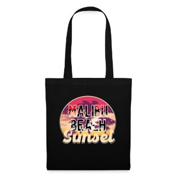 Malibu Beach - Sac en tissu - noir - Devant