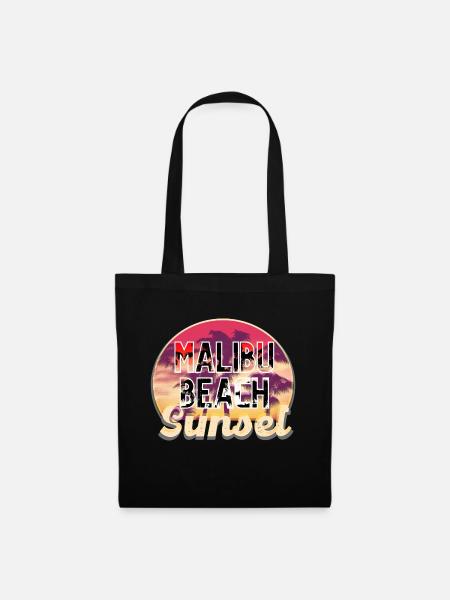Malibu Beach - Sac en tissu - noir
