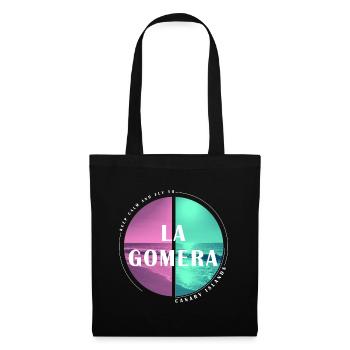 La Gomera Été Sun Beach Sea Palms Vacances - Sac en tissu - noir - Devant