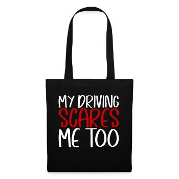 Ma conduite me fait peur aussi 2 - Sac en tissu - noir - Devant
