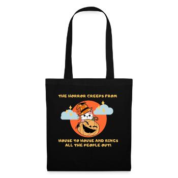 T-shirt d’horreur d’Halloween - Sac en tissu - noir - Devant