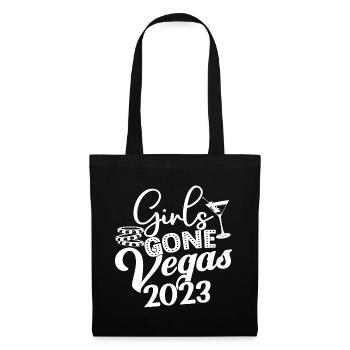 Girls Gone Vegas 2023 - Fête du week-end Girls Trip - Sac en tissu - noir - Devant