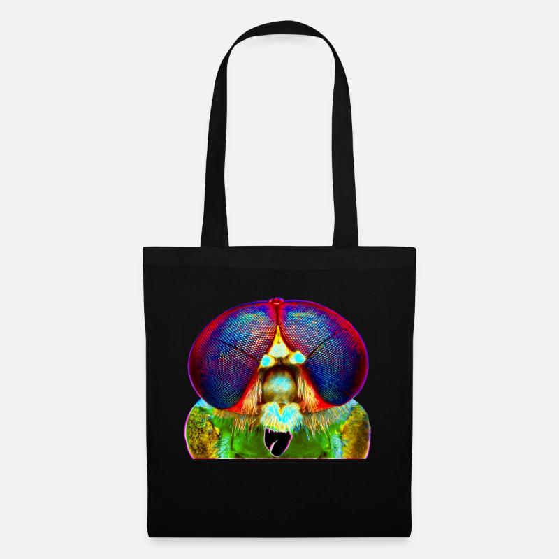 Nightmare on compound eye street - Stoffbeutel - Schwarz