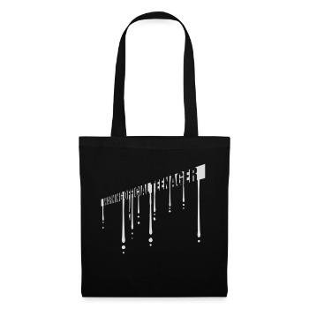 avertissement citation officielle d’adolescent - Sac en tissu - noir - Devant
