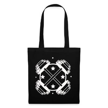 Musculation - Haltérophilie Fitness Workout Gym - Sac en tissu - noir - Devant