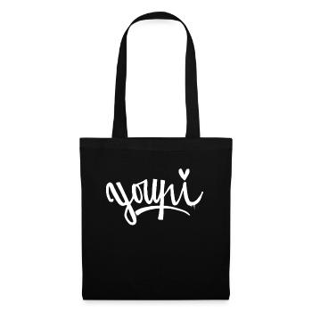 Youpi Enjoy - Sac en tissu - noir - Devant