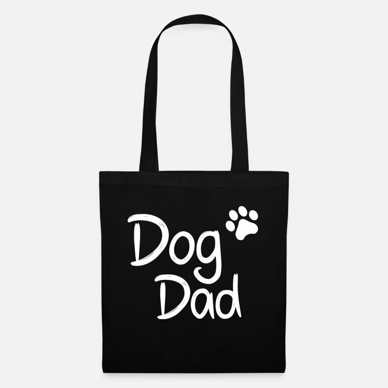 Dog Dad Hundepapa - Stoffbeutel - Schwarz