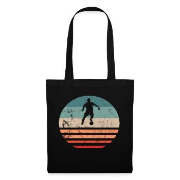 Football Retro Vintage Soccer Club - Sac en tissu - noir - Devant
