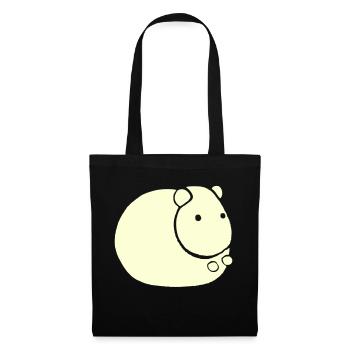 Hamster Cute Animal Rodent Animals Pet Vector 4 - Tote Bag - black - Front