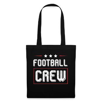 Équipe de football - Sac en tissu - noir - Devant
