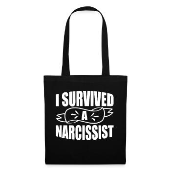 I Survived A Narcissist Divorce Women Divorcee - Tote Bag - black - Front