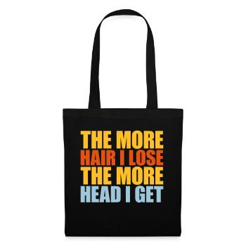J’ai plus de tête - Sac en tissu - noir - Devant