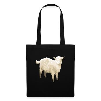 Moutons heureux - Sac en tissu - noir - Devant