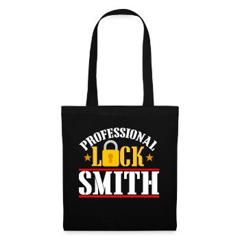 Serrurier professionnel - Serrurier - Sac en tissu - noir - Devant