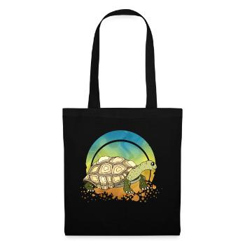 Tortue - Sac en tissu - noir - Devant