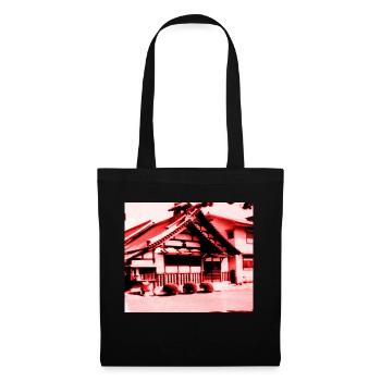 Tempel in Nara, Japan. - Stoffbeutel - Schwarz - Vorne