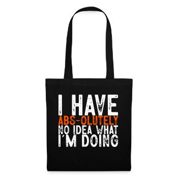 Je n’ai absolument aucune idée de ce que je fais 2 - Sac en tissu - noir - Devant