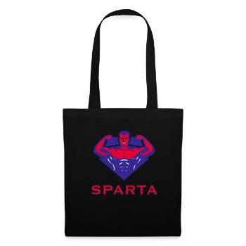 Sparta Casque de gymnastique Cadeau Sport Spartan Motivation - Sac en tissu - noir - Devant