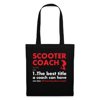 Sport Coach Definition Scooter - Tote Bag - black - Front