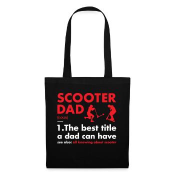 Sport Dad Definition Scooter - Tote Bag - black - Front
