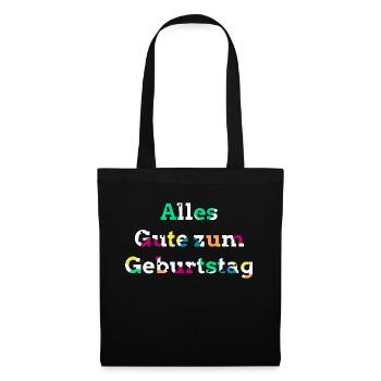 Alles Gute zum Geburtstag - Tote Bag - black - Front