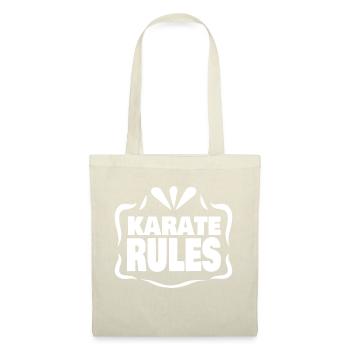Karate - Stoffbeutel - Natur - Vorne