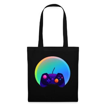 Gamer Gamer Contrôleur de jeu vidéo Gaming Gaming - Sac en tissu - noir - Devant