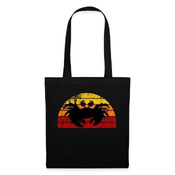 Crap retro sunset design - Tote Bag - black - Front