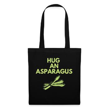 HUG AN ASPARAGUS - Tote Bag - black - Front