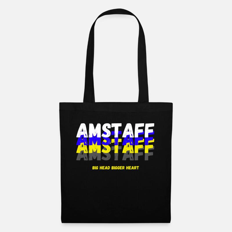 Amstafflove 1 - Stoffbeutel - Schwarz