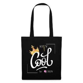 Queen Gift Quote Humor Woman and Girl - Tote Bag - black - Front