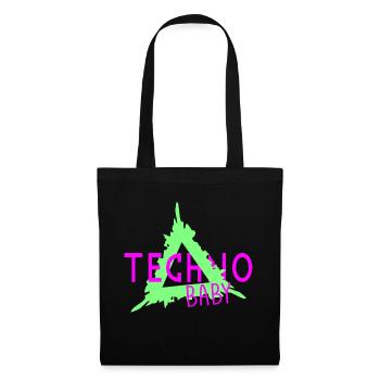 Techno baby - Tote Bag - black - Front