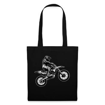 Motocross - Stoffbeutel - Schwarz - Vorne