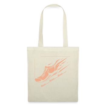 Courir... Courir... Courir... - Sac en tissu - nature - Devant
