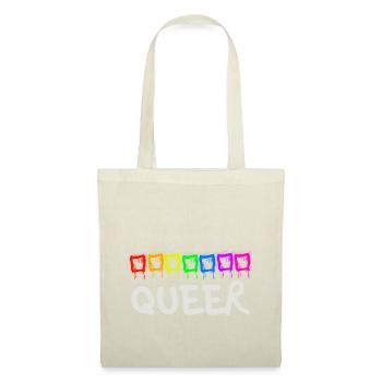 Queer Pride Design urbain tendance - Sac en tissu - nature - Devant