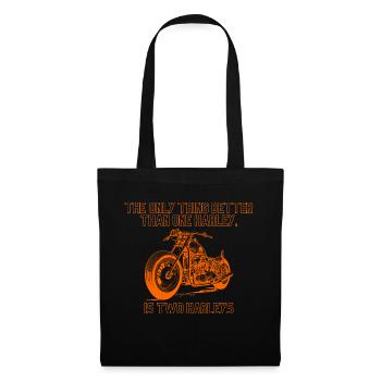 Motorcycle T-Shirts - Tote Bag - black - Front