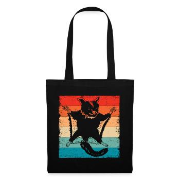 Rétro Vintage Sugar Glider Propriétaire Sugar Gliders - Sac en tissu - noir - Devant