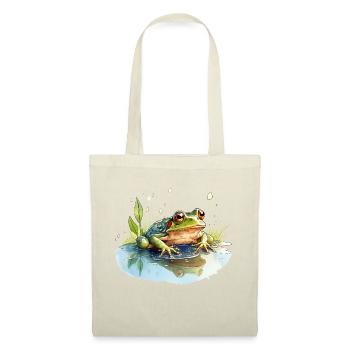 Les grenouilles vertes font un concert bruyant - Sac en tissu - nature - Devant