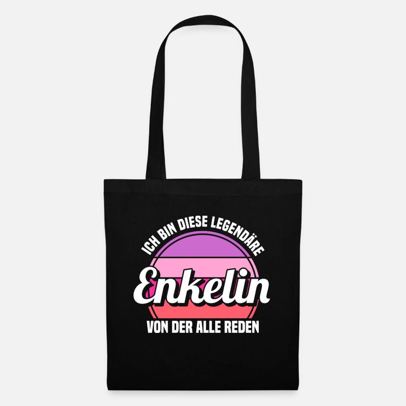 Enkelin - Stoffbeutel - Schwarz