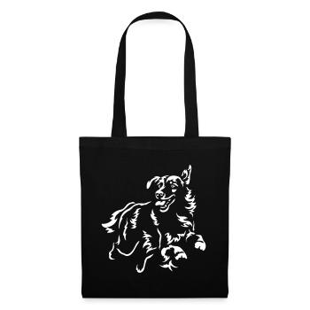 Golden Retriever "Black Edition" - Tote Bag - black - Front