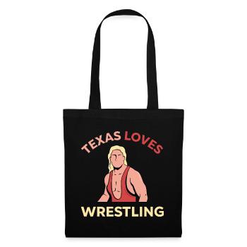 Texas wrestling design for proud Texas fans - Tote Bag - black - Front