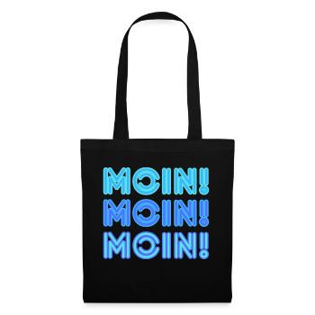 Moin Moin Moin - Sac en tissu - noir - Devant