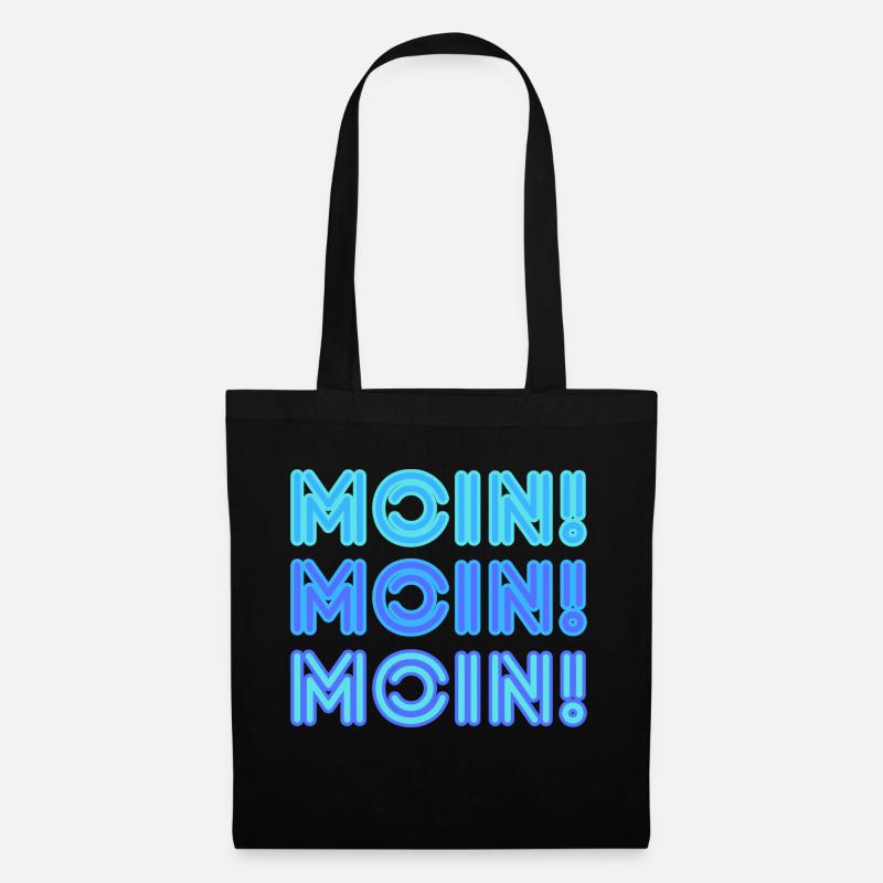 Moin Moin Moin - Sac en tissu - noir