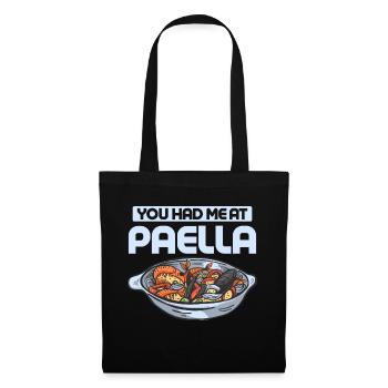 You Had Me At Paella Food Espana Rice Dish - Tote Bag - black - Front