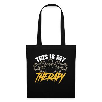 Entraînement, Fitness, Gym, Entraînement, Sports, Fun - Sac en tissu - noir - Devant