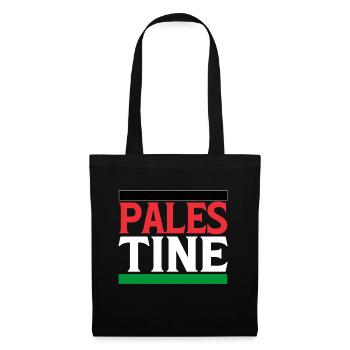 Palestine gaza - Sac en tissu - noir - Devant